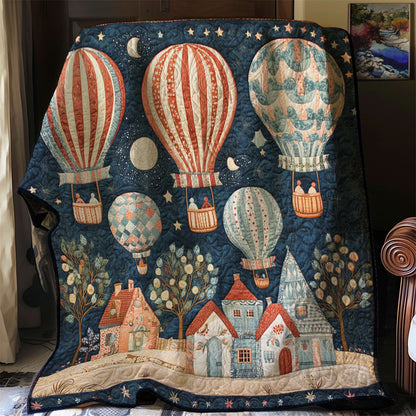 Ballooning Over Dream WJ0201002CL Quilt