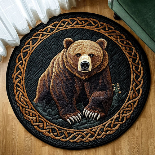 Bear WX1403111CL Quilted Round Mat