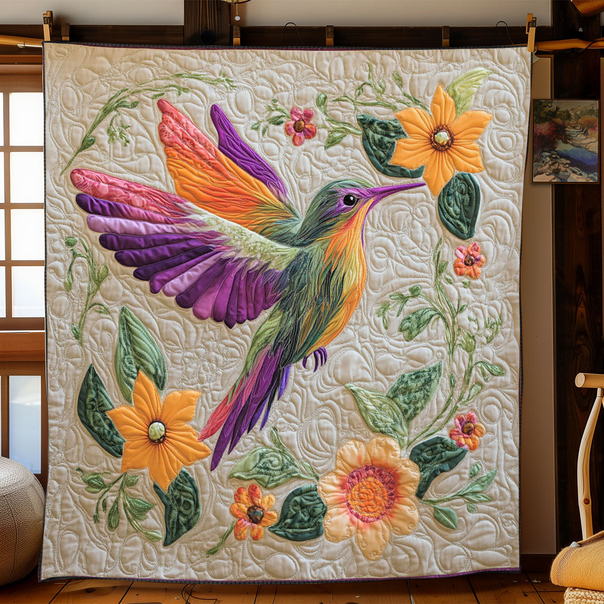 Hummingbird WJ2101014CL Quilt