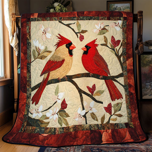 Lovebirds in Bloom WJ0201007CL Quilt