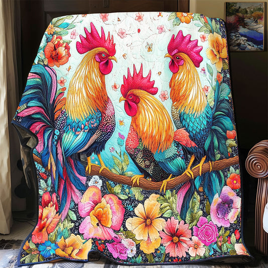 Vibrant Chicken WX1401048CL Quilt