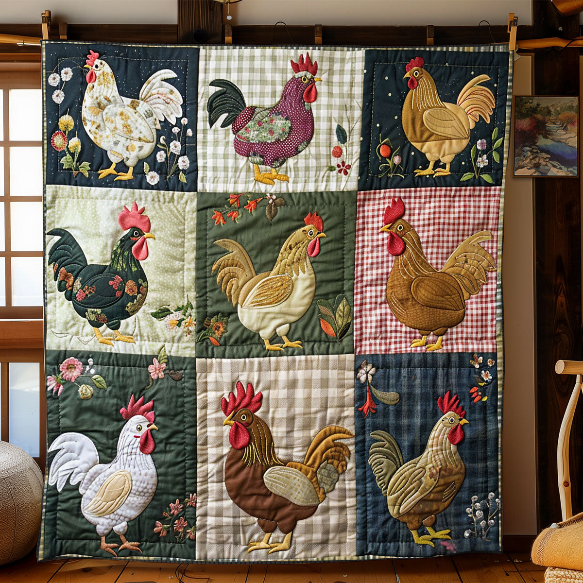 Chicken WJ2401009CL Quilt