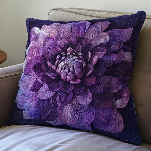 Purple Bloom WX0601134CL Quilt Pillow Case