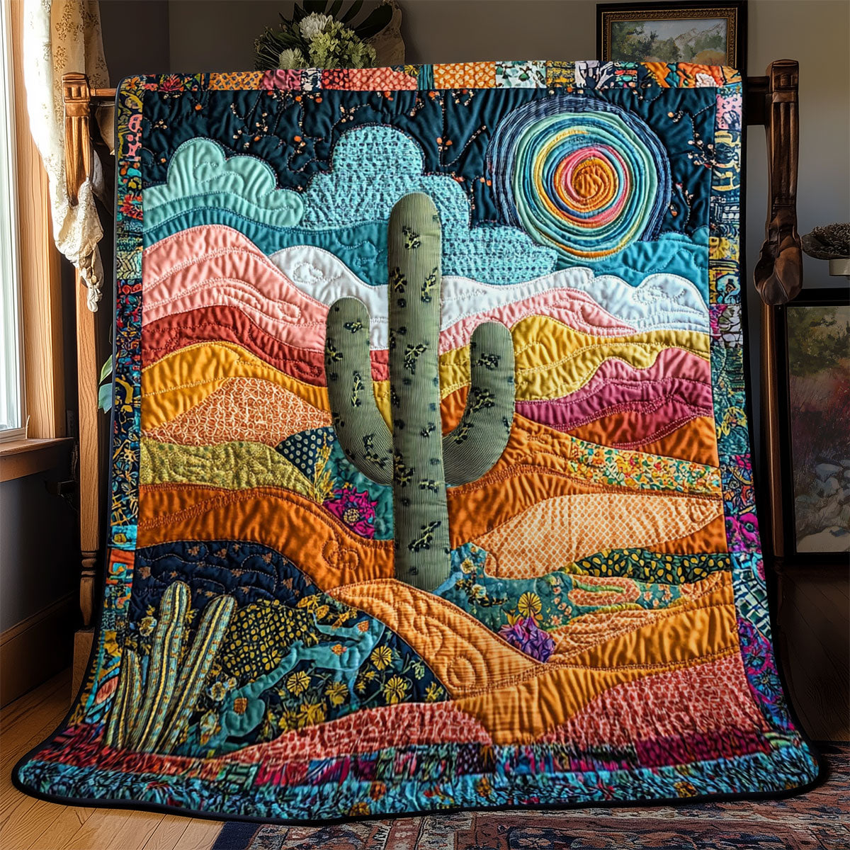 Cactus Sunset WJ2102007CL Quilt