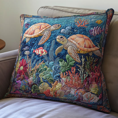 Turtle Sea WX1401101CL Quilt Pillow Case