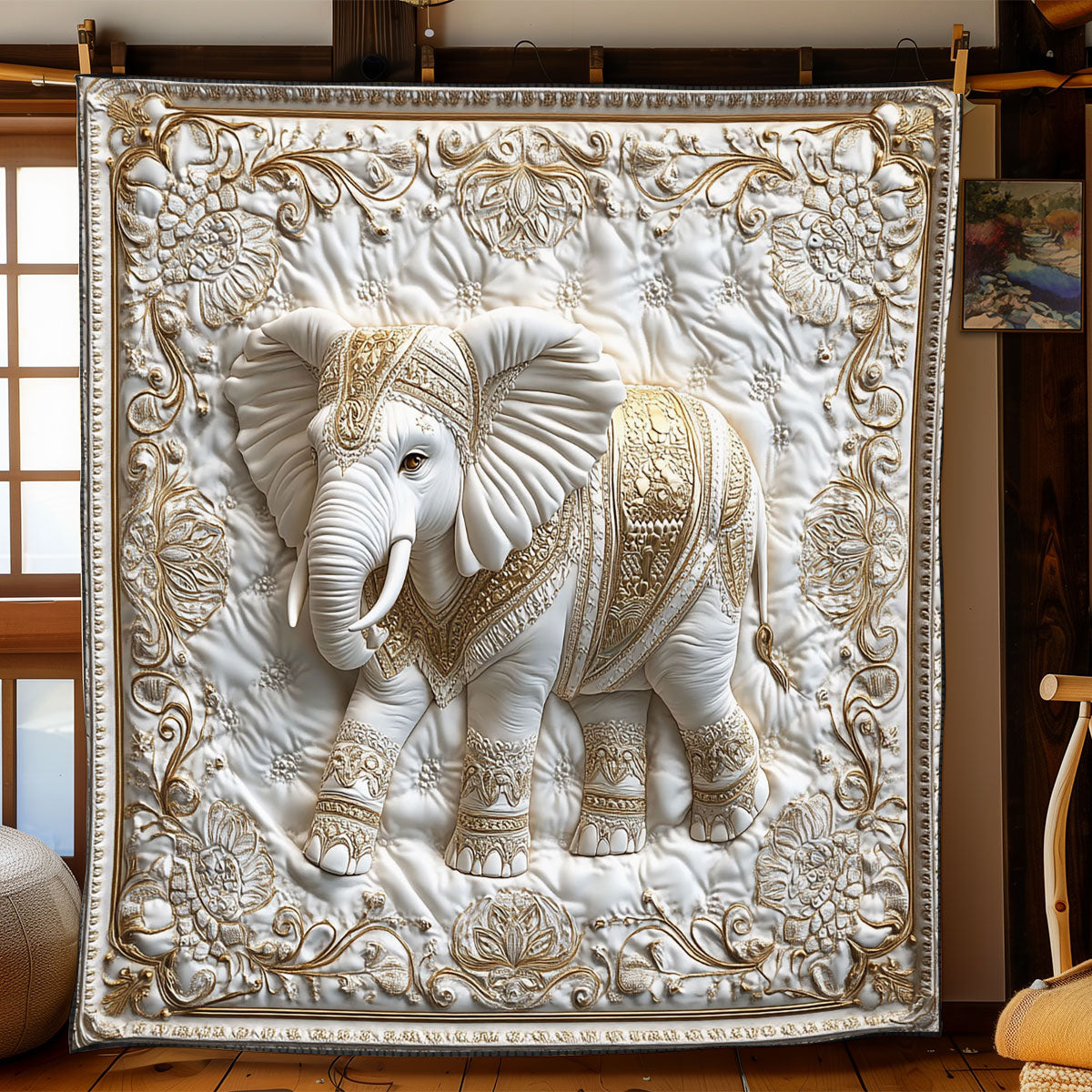 Luxurious Elephant WJ0302013CL Quilt