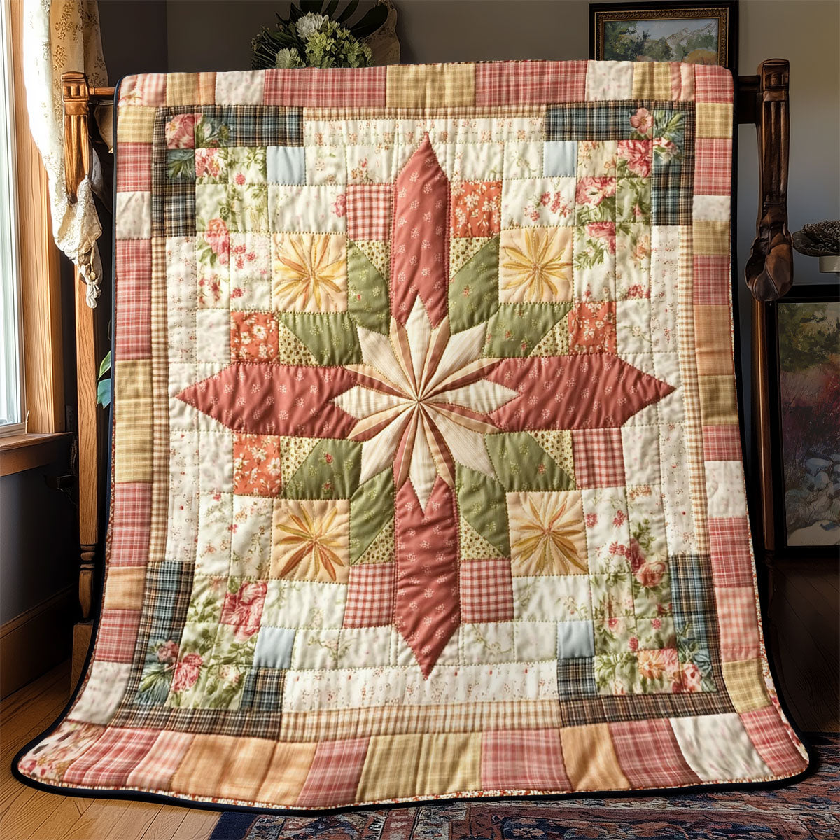 Vintage Starburst WJ0701029CL Quilt