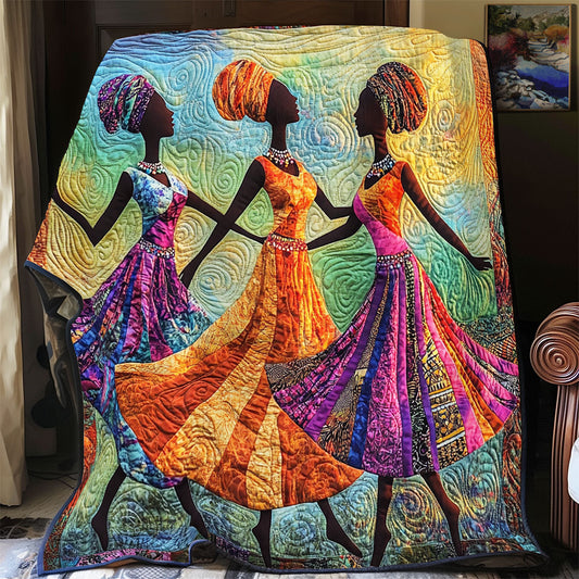 African Woman Dance WX2702072CL Quilt