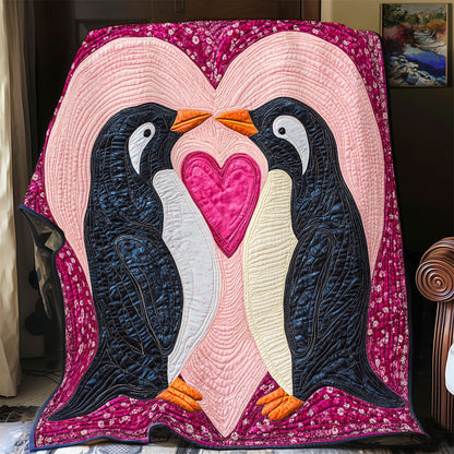 Penguins Valentine WX1601071CL Quilt