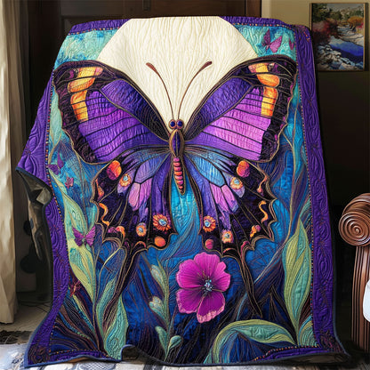 Purple Butterfly WX1801039CL Quilt