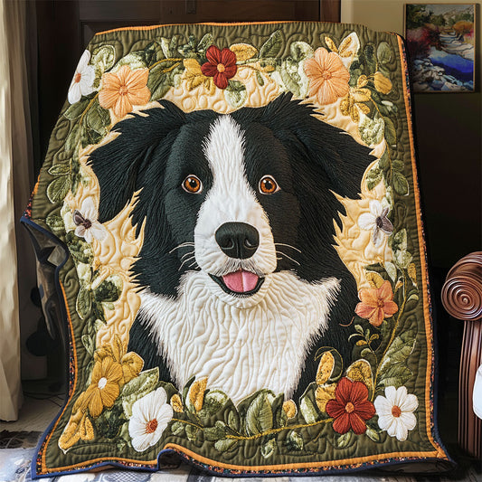 Adorable Border Collie WX1702075CL Quilt