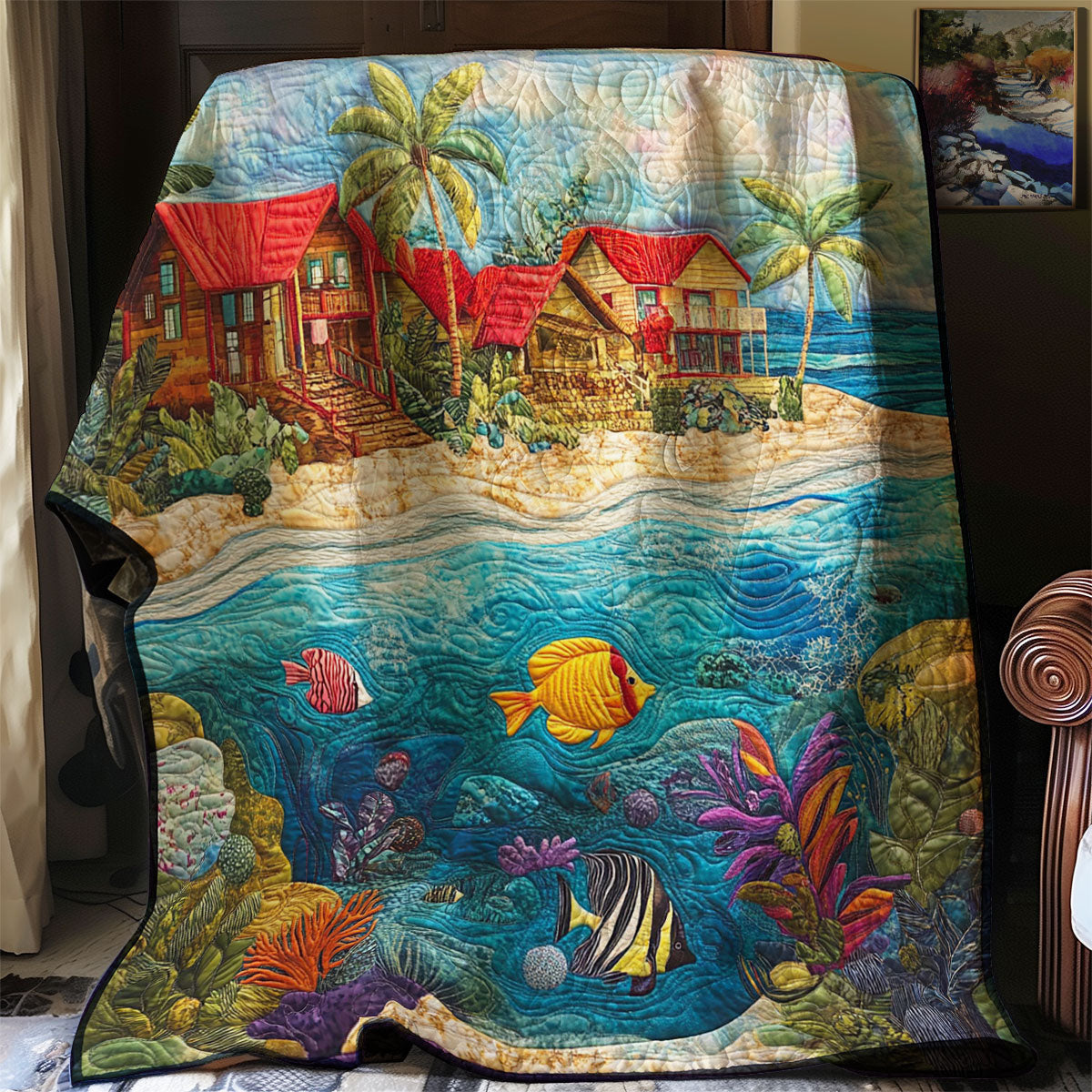 Seaside Haven WJ2102017CL Quilt