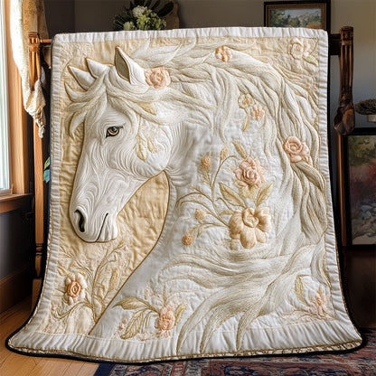 Floral Horse WX1702141CL Quilt