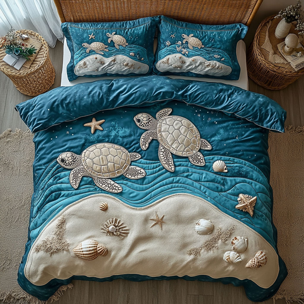 Turtle Sea WX1702059CL Duvet Cover Set