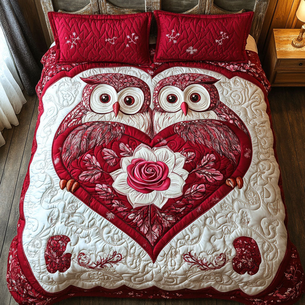 Owl Valentine WX0701077CL Duvet Cover Set