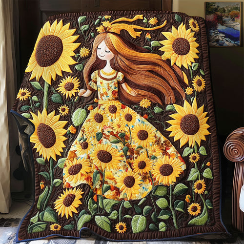 Sunflower Princess WX1801042CL Quilt