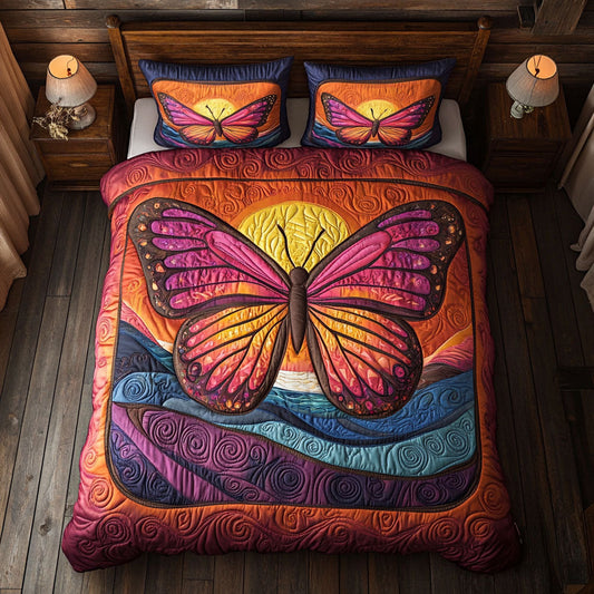 Sunset Butterfly WJ0701039CL Duvet Cover Set