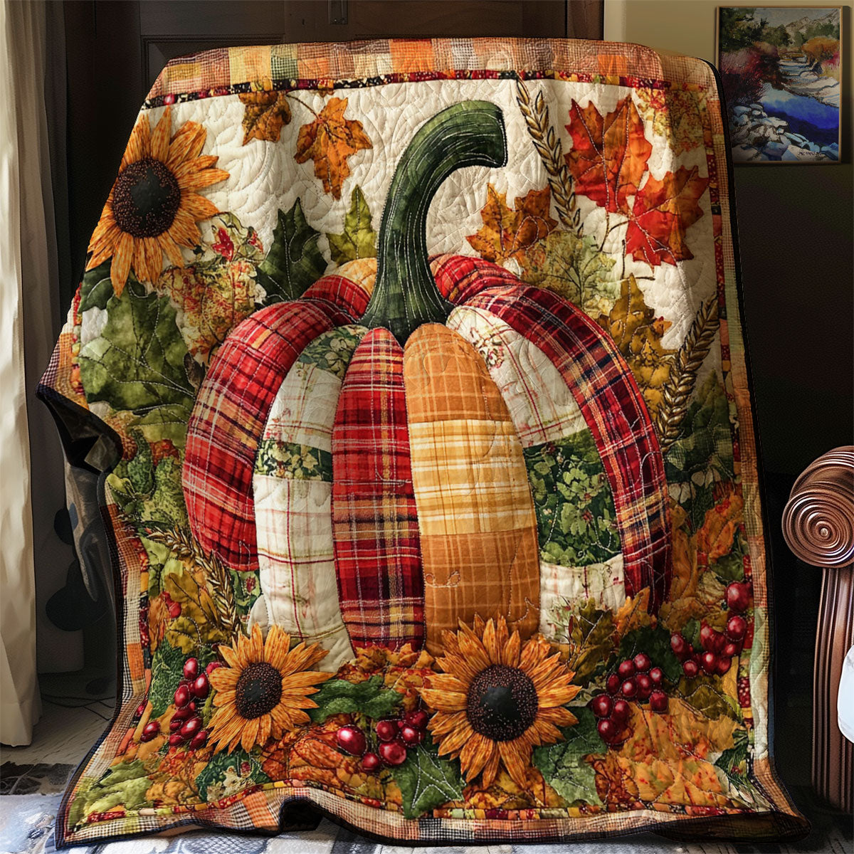 Thanksgiving Treasure WJ0901027CL Quilt