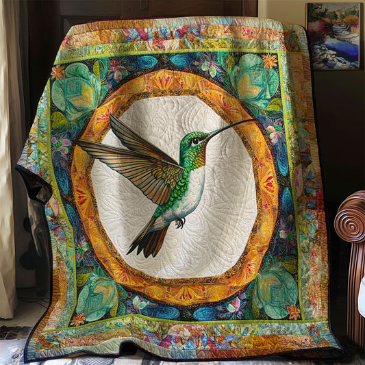 Mandala Hummingbird WJ0801014CL Quilt