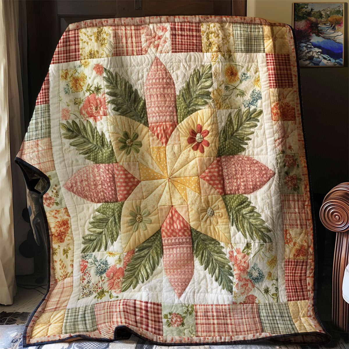 Vintage Flower WJ0301025CL Quilt