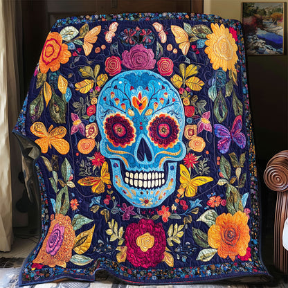 Skull Flower  WX0601051CL Quilt