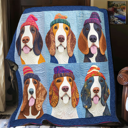 Basset Hound Friendly WX0301009CL Quilt