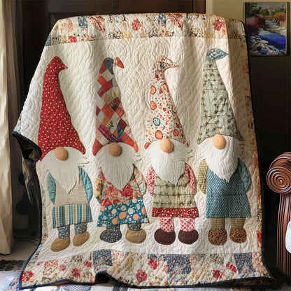 Gnome Gathering WJ1501010CL Quilt