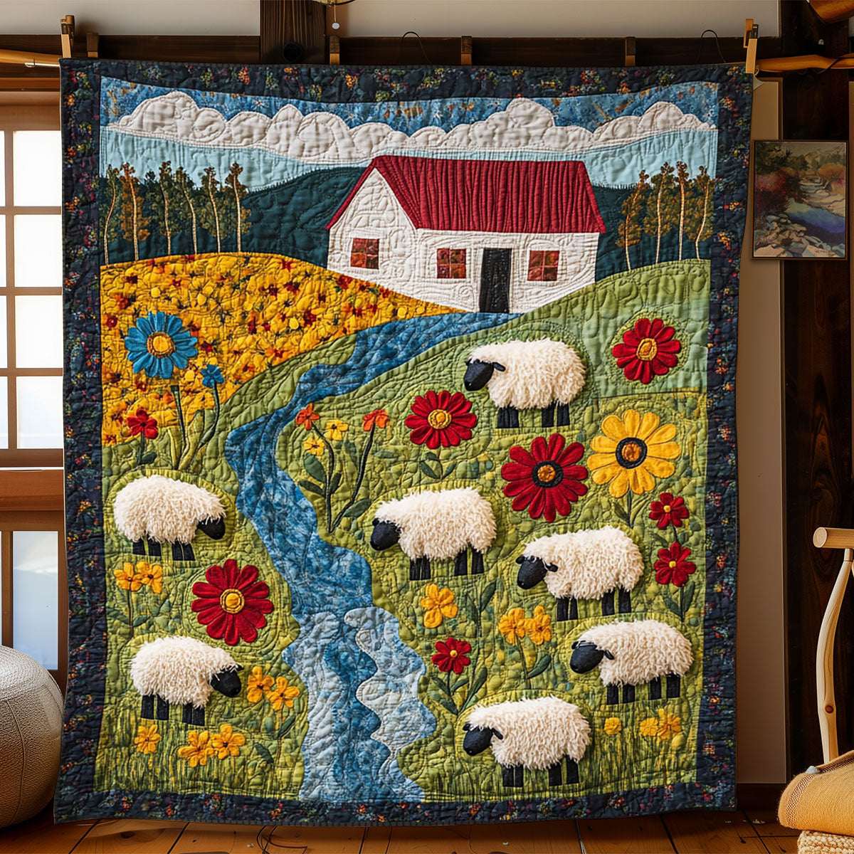 Sheep Meadow WJ0301017CL Quilt