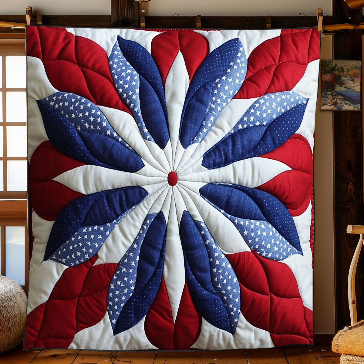 Liberty Flower WJ1702016CL Quilt