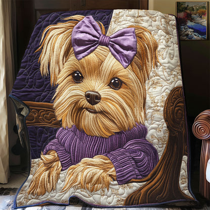 Cute Shih Tzu WX1702118CL Quilt