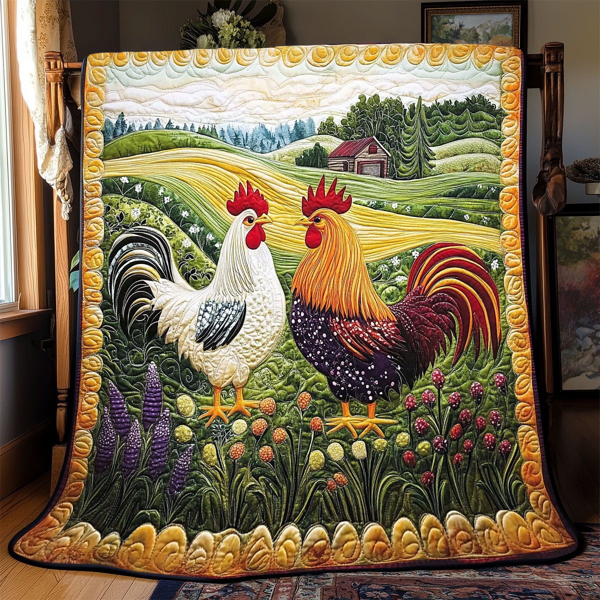 Chicken Farm WX2702078CL Quilt