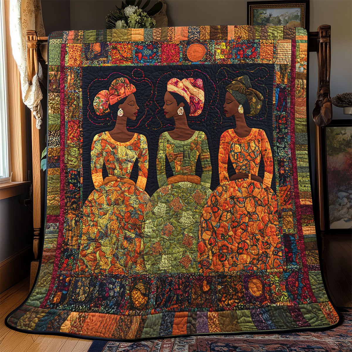 African Elegance WJ1001002CL Quilt