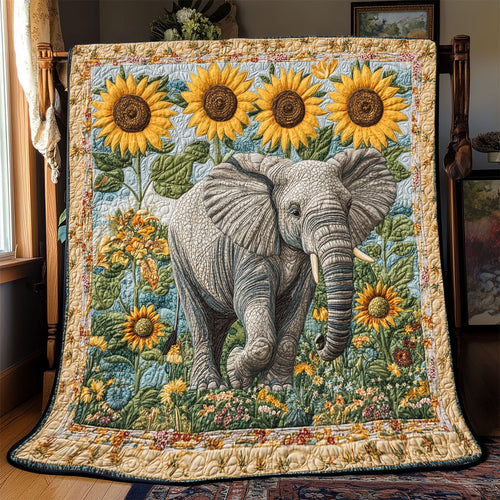 Stunning Elephant WX2702114CL Quilt