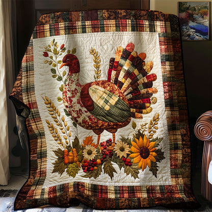 Rustic Turkey Charm WJ0601012CL Quilt