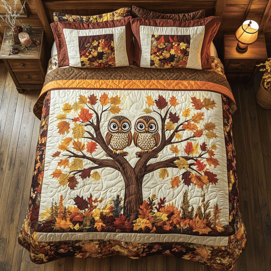 Couple Owl WX0301079CL Duvet Cover Set