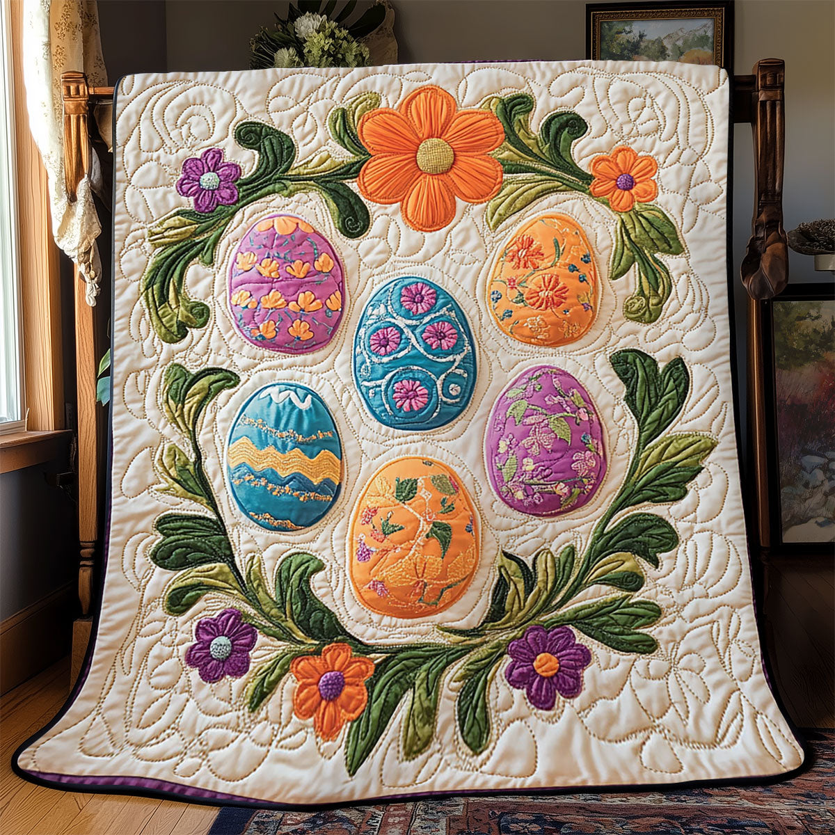 Easter Egg WJ2101010CL Quilt