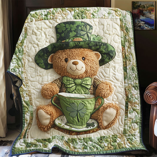 Patrick Day Teddy Bear WX0601041CL Quilt