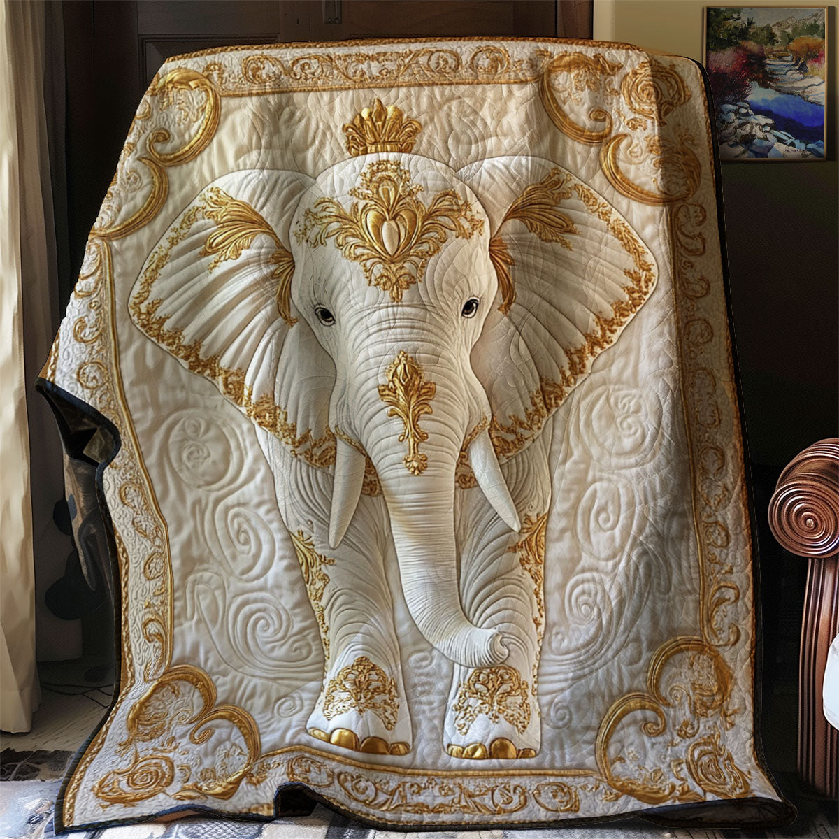 Luxurious Elephant WJ2201022CL Quilt