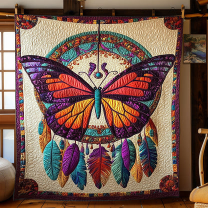 Native Dreamcatcher Butterfly WJ2301022CL Quilt