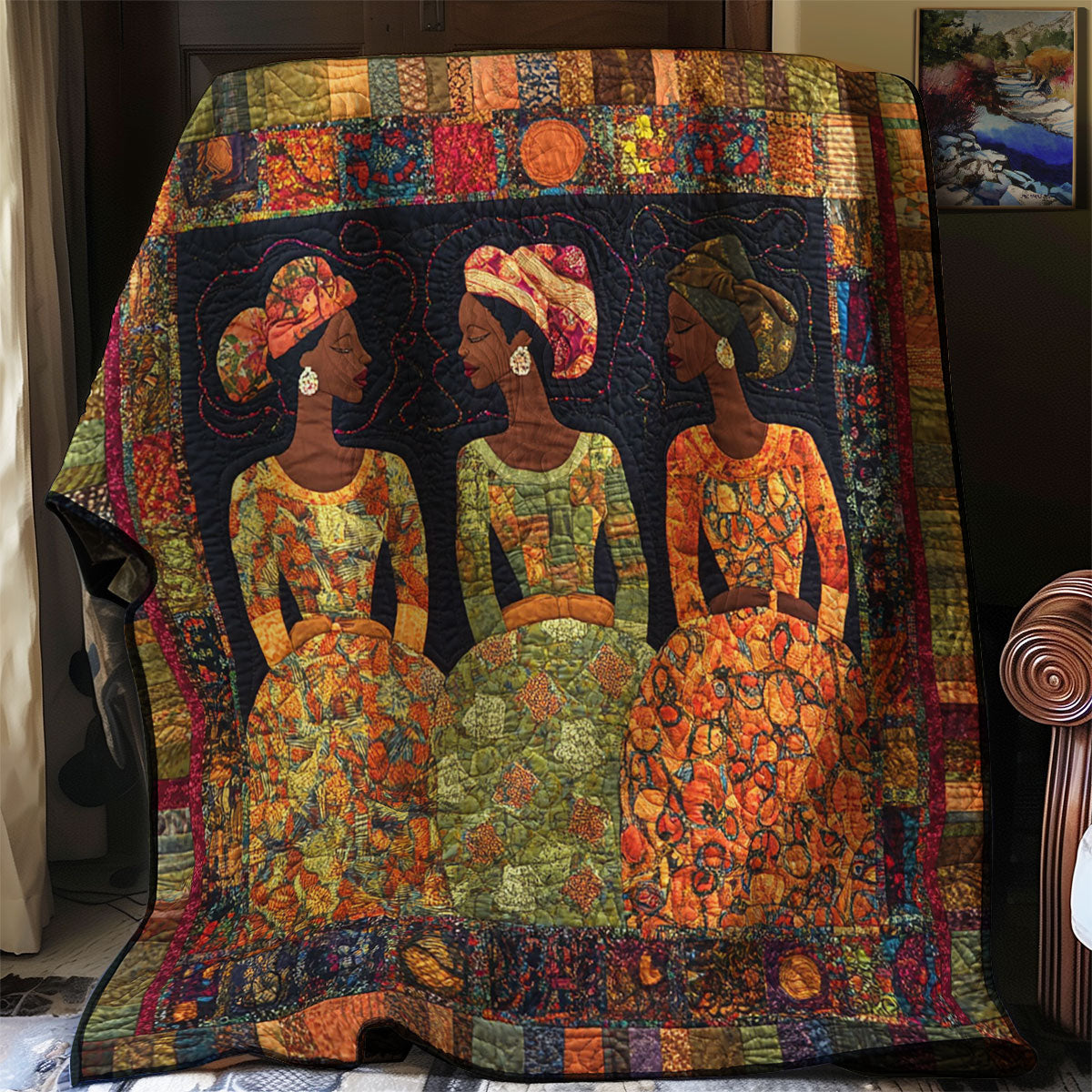 African Elegance WJ1001002CL Quilt