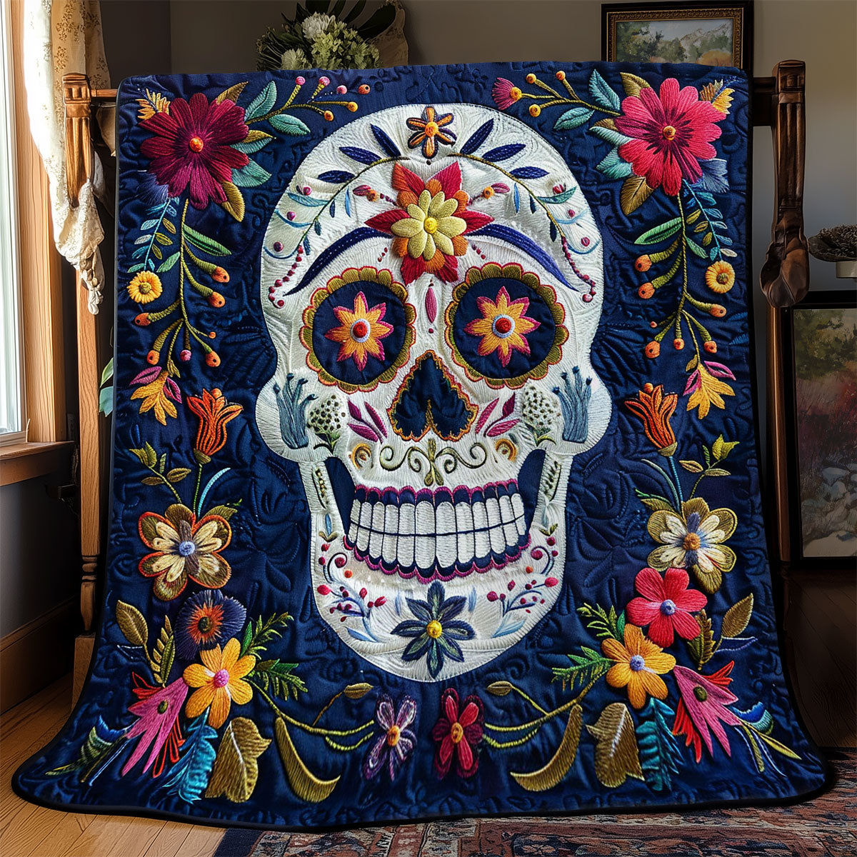 Sugar Skull WJ0401018CL Quilt