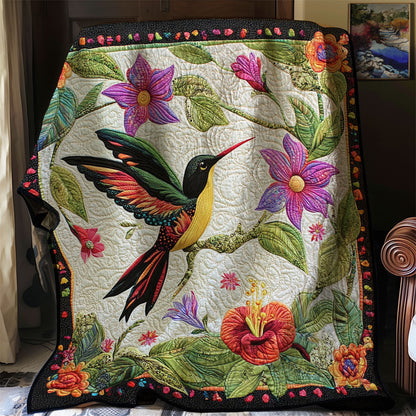 Blooming Hummingbird WJ0801003CL Quilt