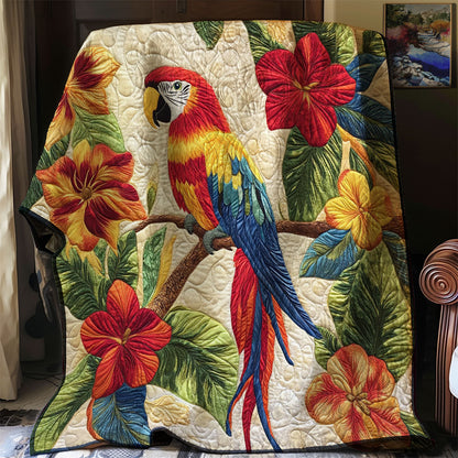 Scarlet Macaw Haven WJ2101023CL Quilt