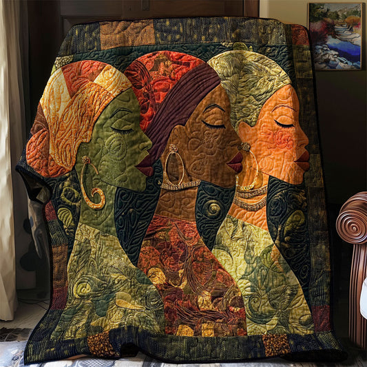 Beautiful Woman Abstract WJ0901004CL Quilt