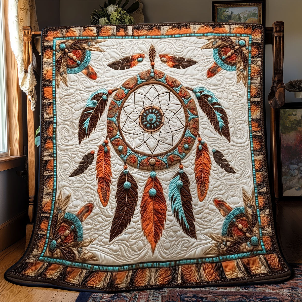 Native Dreamcatcher WJ1802013CL Quilt