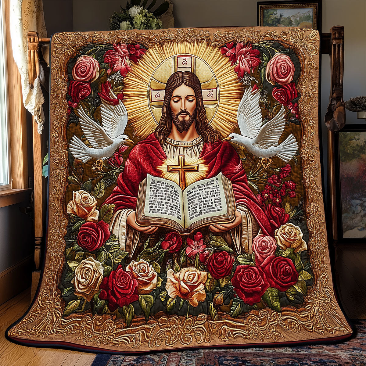 Jesus Highlight WX0701031CL Quilt