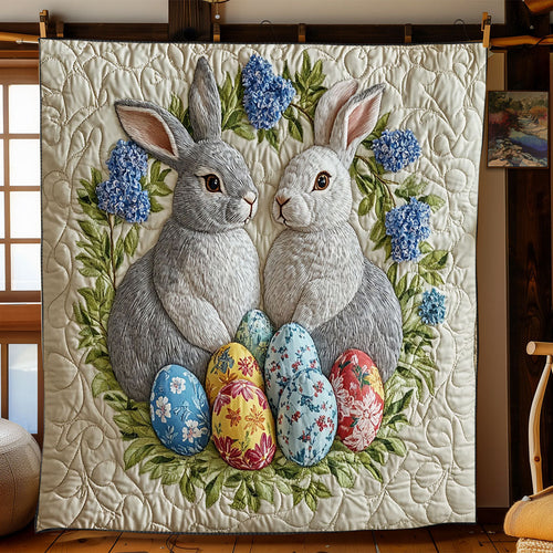 Easter Bunny Garden WJ2201010CL Quilt