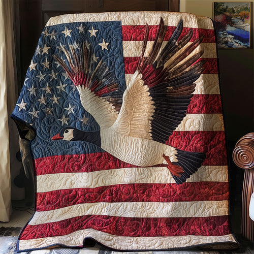 Patriotic Geese WJ0502021CL Quilt