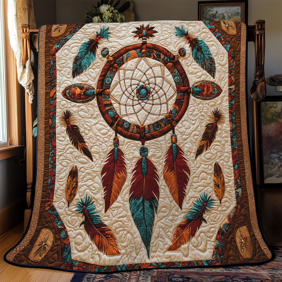 Native Dreamcatcher WJ1902014CL Quilt