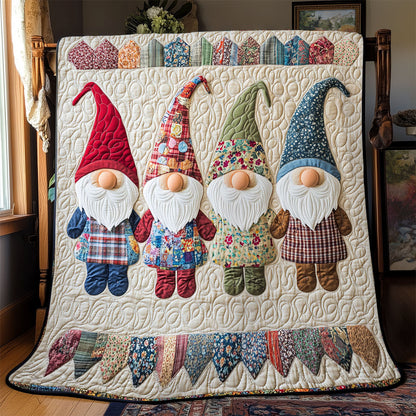 Gnome Gathering WJ1601009CL Quilt